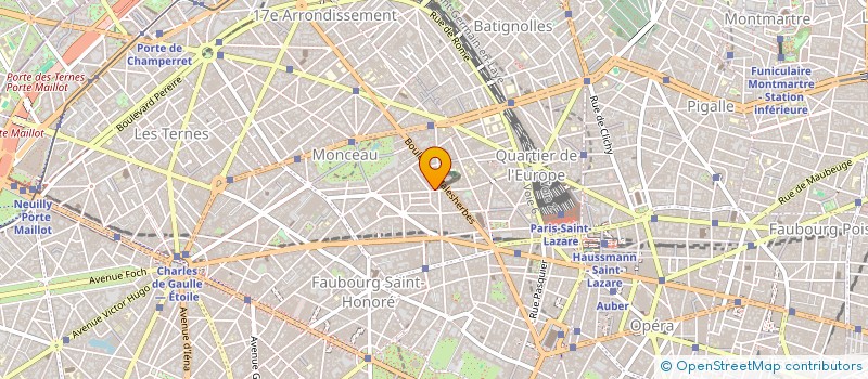 localisation de l'entreprise SYND.COPR. 18 RUE DE LISBONNE   75008 PA  PARIS
