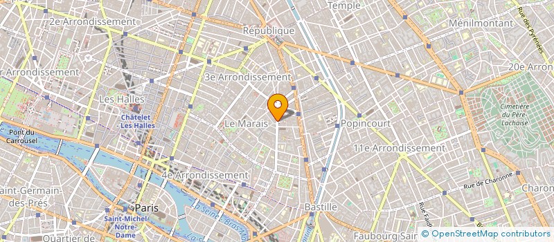 localisation de l'entreprise SYND.COPR. 18 RUE DE TURENNE    75003 PA  PARIS