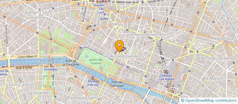 localisation de l'entreprise SYND.COPR. 18 RUE DES PYRAMIDES 75001 PA  PARIS