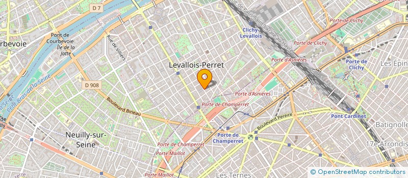 localisation de l'entreprise SYND.COPR. 18 RUE GABRIEL PERI 92 LEVAL à LEVALLOIS-PERRET