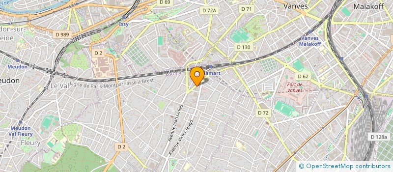 localisation de l'entreprise SYND COPR 18 RUE HEBERT à CLAMART