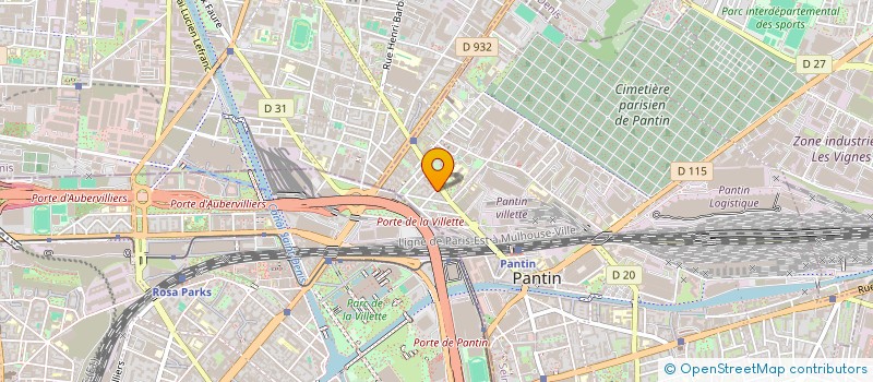 localisation de l'entreprise SYND COPR 18 RUE LAPEROUSE 93500 PANTIN  PANTIN