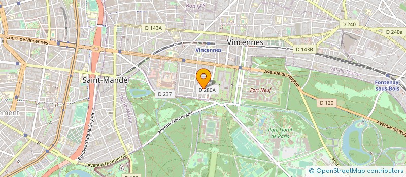 localisation de l'entreprise SYND COPR 18 RUE LOUIS BESQUEL 94 VINCENNES à VINCENNES
