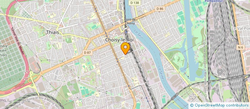 localisation de l'entreprise SYND COPR 18 RUE PAUL CARLE 94 CHOISY à CHOISY-LE-ROI