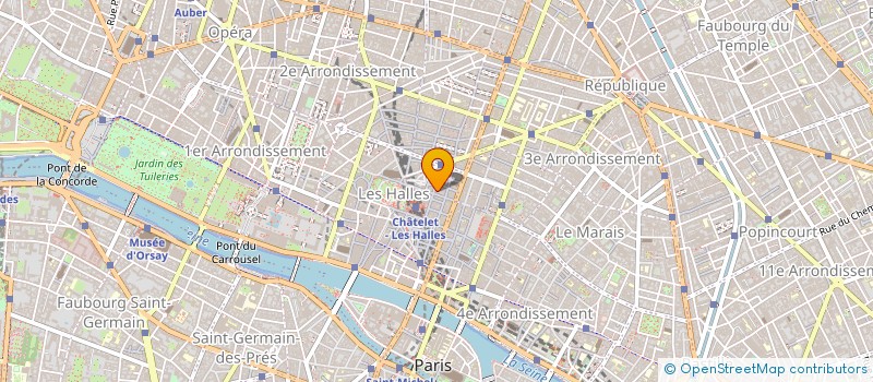 localisation de l'entreprise SYND.COPR. 18 RUE PIERRE LESCOT 75001 PA  PARIS