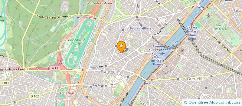 localisation de l'entreprise SYND.COPR. 18 RUE RIBERA        75016 PA  PARIS