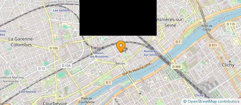 localisation de l'entreprise SYND COPR 181 183 R ARMAND SILVESTRE à COURBEVOIE
