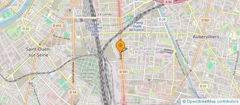 localisation de l'entreprise SYND COPR 181 AV DU PRESIDENT WILSON 93210 LA PLAINE SAINT DENIS  SAINT-DENIS