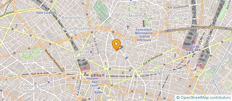 localisation de l'entreprise SYND.COPR. 184 RUE BELLEVILLE   PARIS 20  PARIS