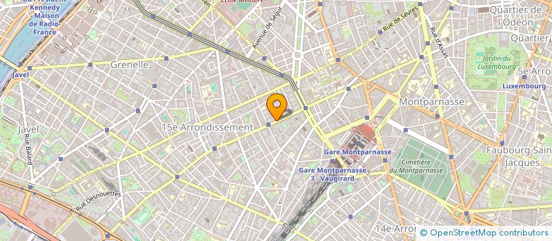 localisation de l'entreprise SYND.COPR. 186 RUE DE VAUGIRARD 75015 PA  PARIS
