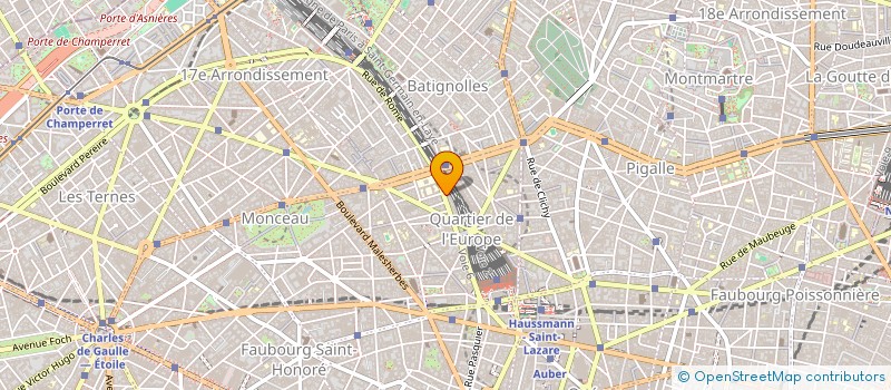 localisation de l'entreprise SYND.COPR. 18B RUE DAUTANCOURT  75017 PA  PARIS