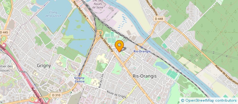 localisation de l'entreprise SYND.COPR. 19-21 RUE DES OISEAUX GT 102- à RIS-ORANGIS