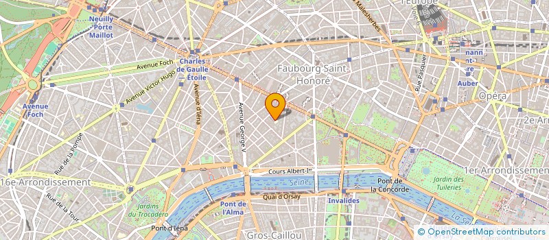 localisation de l'entreprise SYND.COPR. 19 83 AVE ST EXUPERY CROIX BE  PARIS