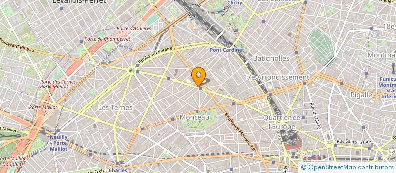 localisation de l'entreprise SYND COPR 19 AV DE VILLIERS  PARIS