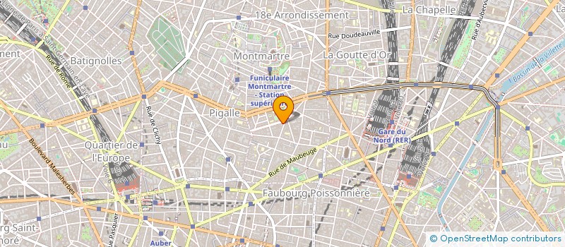 localisation de l'entreprise SYND.COPR. 19 AV. TRUDAINE 75009 PARIS R  PARIS