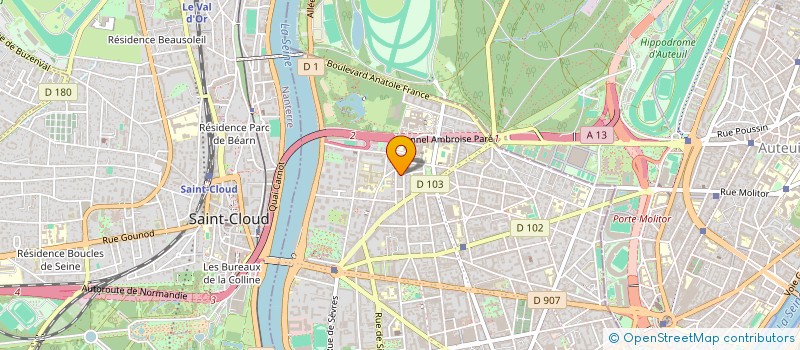 localisation de l'entreprise SYND COPR 19 R TISSERAND à BOULOGNE-BILLANCOURT