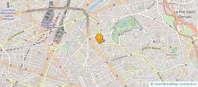 localisation de l'entreprise SYND.COPR. 19 RUE BURNOUF 75019 PARIS RE  PARIS