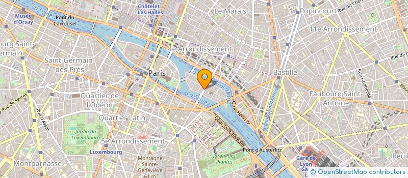 localisation de l'entreprise SYND.COPR. 19 RUE DES 2 PONTS   75004 PA  PARIS