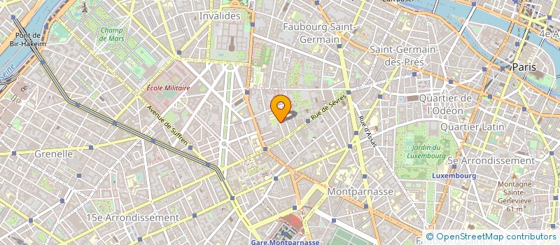 localisation de l'entreprise SYND.COPR. 19 RUE ROUSSELET     75007 PA  PARIS