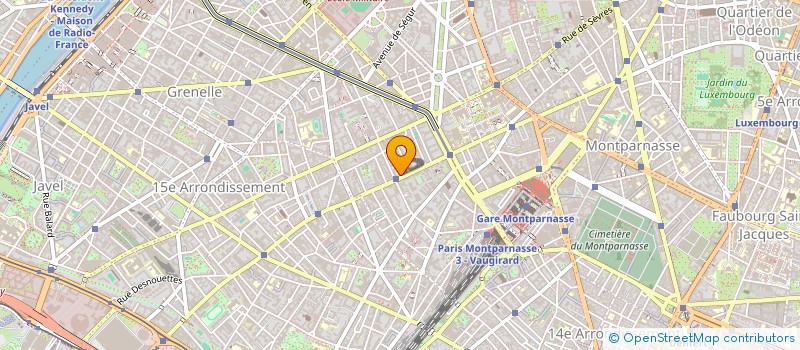 localisation de l'entreprise SYND.COPR. 192 A RUE VAUGIRARD  PARIS 15  PARIS