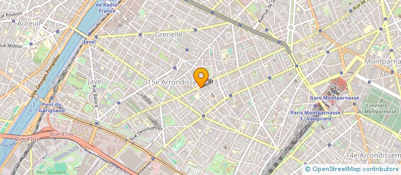 localisation de l'entreprise SYND.COPR. 193 RUE LECOURBE PARIS 15 REP  PARIS