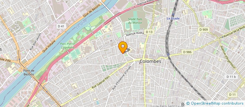 localisation de l'entreprise SYND.COPR. 195 197 RUE SAINT DENIS 92 à COLOMBES