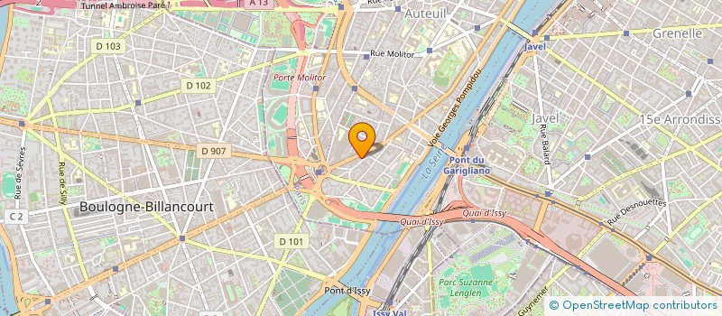 localisation de l'entreprise SYND.COPR. 197B AV DE VERSAILLES75016 PA  PARIS