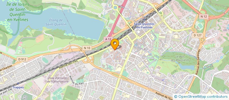 localisation de l'entreprise SYND COPR 2 16 ALL DES EPINES  MONTIGNY-LE-BRETONNEUX