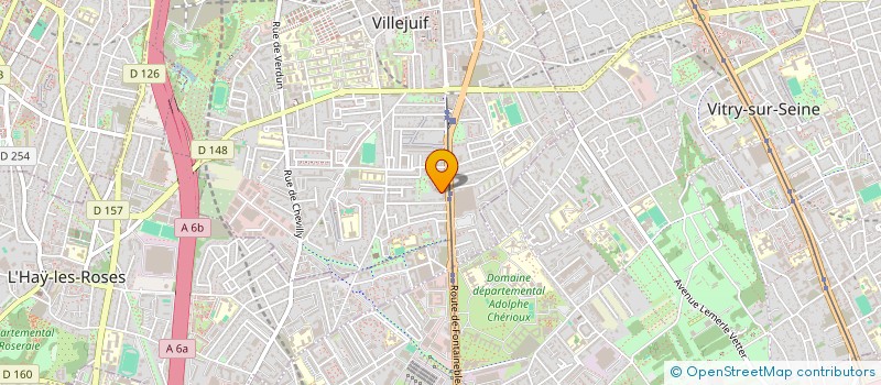 localisation de l'entreprise SYND.COPR. 2-4-6 ALL. DES FEUILLANTINES à VILLEJUIF