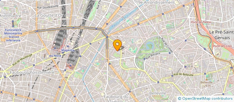 localisation de l'entreprise SYND.COPR. 2 4 6 PAS DES FOURS   A CHAUX  PARIS