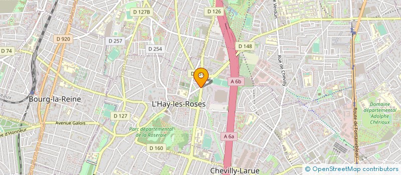 localisation de l'entreprise SYND.COPR. 2 4 8 IMPAS. DU CLOS MERISIER à L'HAY-LES-ROSES