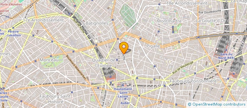 localisation de l'entreprise SYND.COPR. 2 4 RUE ROSSINI PARIS 9 REP S  PARIS