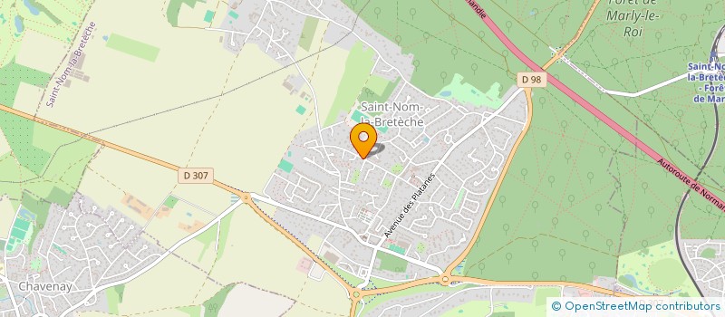 localisation de l'entreprise SYND. COPR. 2 4 RUE SAINTE CROIX  SAINT-NOM-LA-BRETECHE