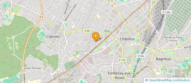 localisation de l'entreprise SYND COPR 2 8 ALLEE MARYSE BASTIE 92320 CHATILLON à CHATILLON