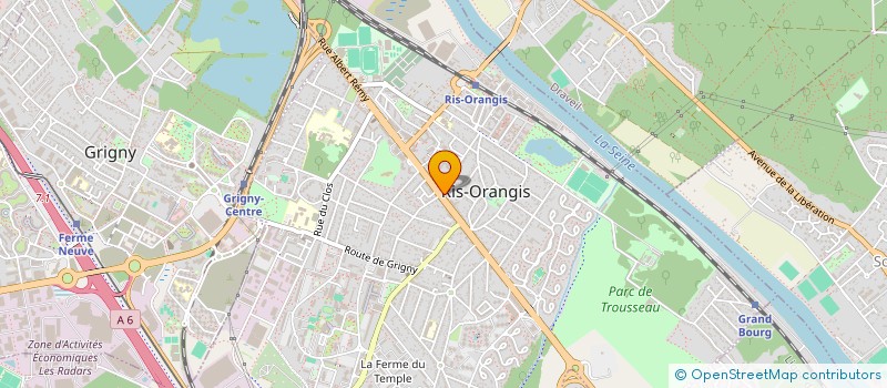 localisation de l'entreprise SYND.COPR. 2 AV. JEAN JAURES 91 DRAVE à RIS-ORANGIS