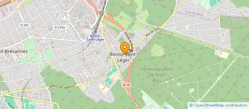 localisation de l'entreprise SYND.COPR. 2 BD REVILLON à BOISSY-SAINT-LEGER