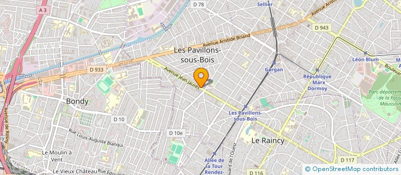 localisation de l'entreprise SYND.COPR. 2 BIS RUE SAINT LOUIS 93 VILL à LES PAVILLONS-SOUS-BOIS