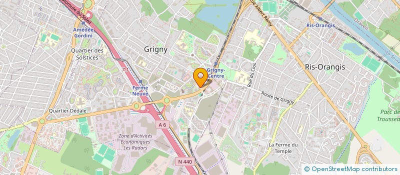 localisation de l'entreprise SYND COPR 2 CHEMIN DE CORBEIL 91 GRIGNY à GRIGNY