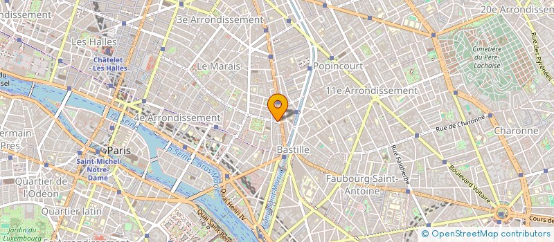 localisation de l'entreprise SYND.COPR.2 PAS DE LA MULE  PARIS