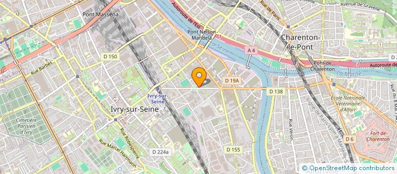 localisation de l'entreprise SYND.COPR. 2 PLACE DE L'INSURRECTION 94 à IVRY-SUR-SEINE