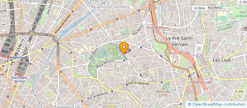 localisation de l'entreprise SYND.COPR. 2 R D HAUTPOUL 75019 PARIS RE  PARIS