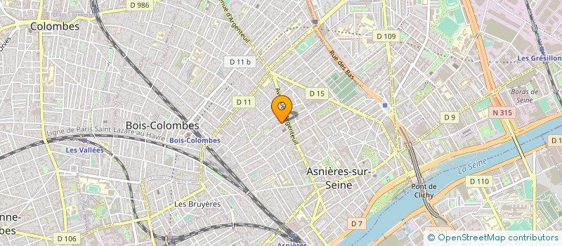 localisation de l'entreprise SYND.COPR. 2 RUE BIDEL 92       ASNIERES  ASNIERES-SUR-SEINE
