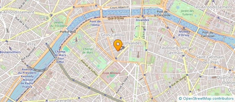 localisation de l'entreprise SYND COPR 2 RUE BOSQUET 75015 PARIS  PARIS