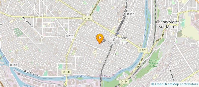 localisation de l'entreprise SYND.COPR. 2 RUE CHEVALIER 94 ST MAUR DE à SAINT-MAUR-DES-FOSSES