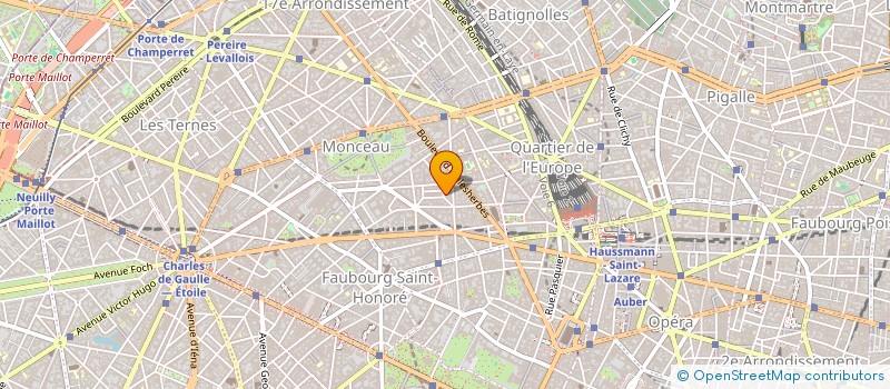 localisation de l'entreprise SYND COPR 2 RUE CORVETTO PARIS 8  PARIS