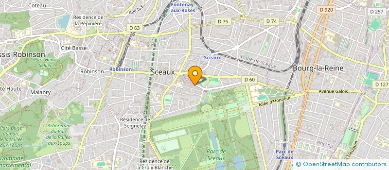 localisation de l'entreprise SYND.COPR. 2 RUE DU PUITS DIXMES 94 ORLY à SCEAUX