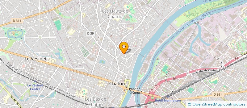 localisation de l'entreprise SYND COPR 2 RUE HARDOUIN  CHATOU