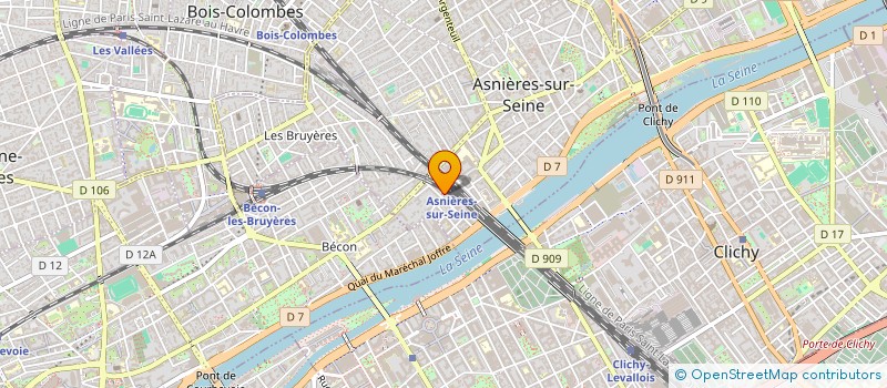 localisation de l'entreprise SYND.COPR. 2 RUE MAURICE BOKANOWSKI 92 A  ASNIERES-SUR-SEINE