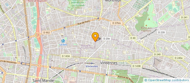 localisation de l'entreprise SYND.COPR. 2 RUE MICHELET 93100 MONTREUI à MONTREUIL