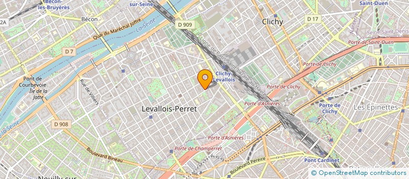 localisation de l'entreprise SYND.COPR. 2 RUE RASPAIL à LEVALLOIS-PERRET